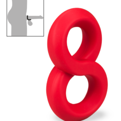 LOVE AND VIBES Cockring Double En Silicone Médical Julo -Sextoys boutique cockring double en silicone medical julo 7