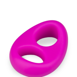 LOVE AND VIBES Cockring Double En Silicone Médical Noot -Sextoys boutique cockring double en silicone medical noot 12