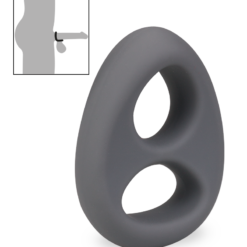 LOVE AND VIBES Cockring Double En Silicone Médical Noot