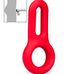 LOVE AND VIBES Cockring Double En Silicone Médical Vaster -Sextoys boutique cockring double en silicone medical vaster 8