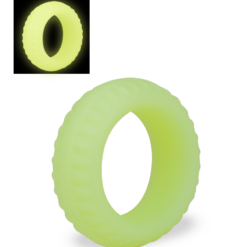 LOVE AND VIBES Cockring Phosphorescent En Silicone Médical Tavala