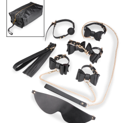 LOVE AND VIBES Coffret BDSM 7 Pièces Style Raffiné Et Trousse De Rangement -Sextoys boutique coffret bdsm 7 pieces style raffine et trousse de rangement 11