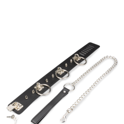 LOVE AND VIBES Collier BDSM Anneaux Et Pointes -Sextoys boutique collier bdsm anneaux et pointes 8