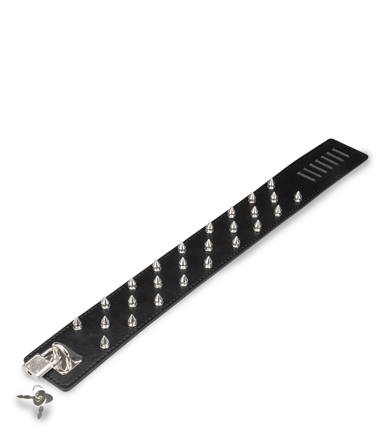 LOVE AND VIBES Collier BDSM Cuir Et Pointes 6 LOVE AND VIBES Collier BDSM Cuir Et Pointes – Image 6