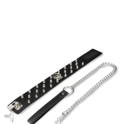 LOVE AND VIBES Collier BDSM Pointes Et Chaîne -Sextoys boutique collier bdsm pointes et chaine 8