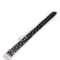 LOVE AND VIBES Collier BDSM Rivets Et Anneaux Avec Laisse -Sextoys boutique collier bdsm rivets et anneaux avec laisse 7