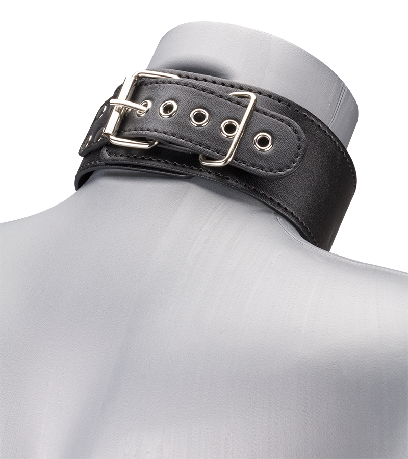 LOVE AND VIBES Collier BDSM Similicuir 1 Anneau + Laisse 3 LOVE AND VIBES Collier BDSM Similicuir 1 Anneau + Laisse – Image 3