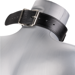 LOVE AND VIBES Collier Cuir BDSM 1 Anneau Avec Chaine -Sextoys boutique collier cuir bdsm 1 anneau avec chaine 5