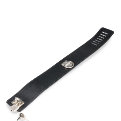 LOVE AND VIBES Collier Cuir BDSM Et Laisse Chaine Avec Cadenas -Sextoys boutique collier cuir bdsm et laisse chaine avec cadenas 7