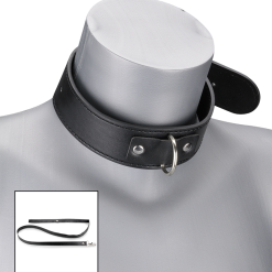 LOVE AND VIBES Collier Cuir Et Laisse Cuir BDSM