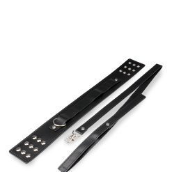 LOVE AND VIBES Collier Et Laisse En Cuir BDSM -Sextoys boutique collier et laisse en cuir bdsm 7