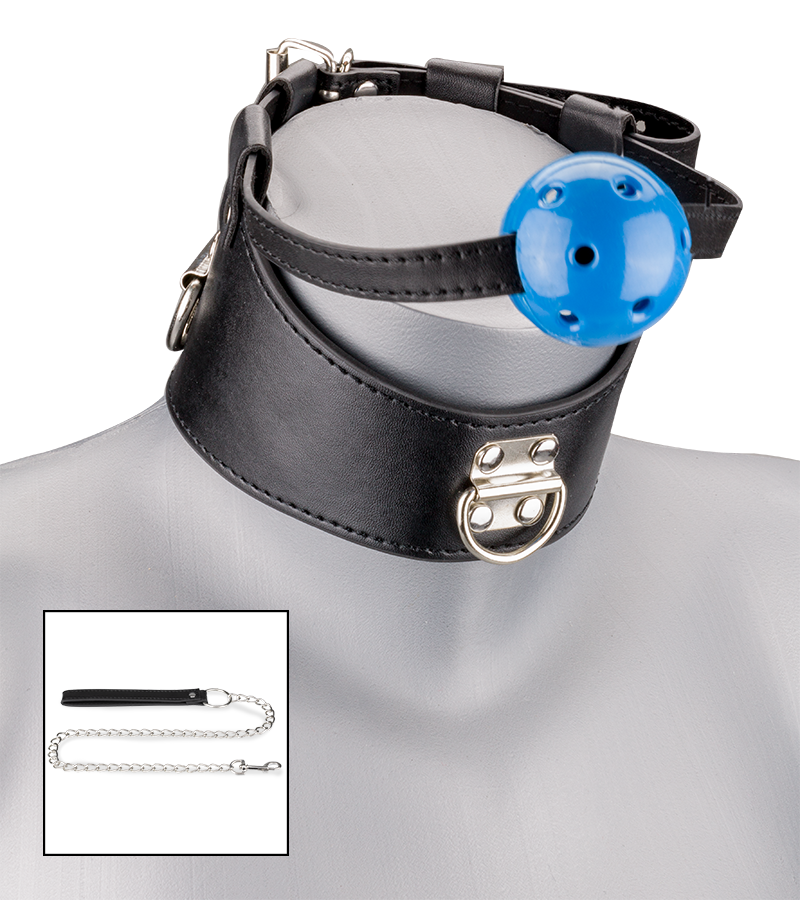 LOVE AND VIBES Collier Gag-ball Bâillon BDSM 1 LOVE AND VIBES Collier Gag-ball Bâillon BDSM