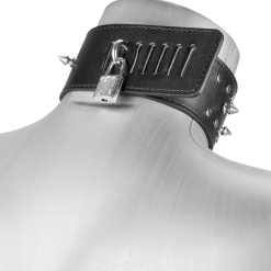 LOVE AND VIBES Collier SM à Pointes Et Cadenas -Sextoys boutique collier sm a pointes et cadenas 5