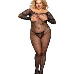 LOVE AND VIBES Combinaison Dos Nu En Mailles Fines -Sextoys boutique combinaison dos nu en mailles fines 6