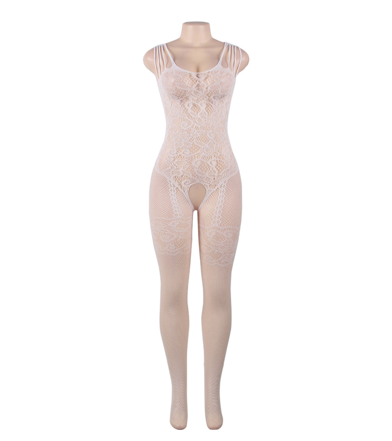 LOVE AND VIBES Combinaison En Dentelle Ouverte à L'entre-jambes 12 LOVE AND VIBES Combinaison En Dentelle Ouverte à L'entre-jambes – Image 12