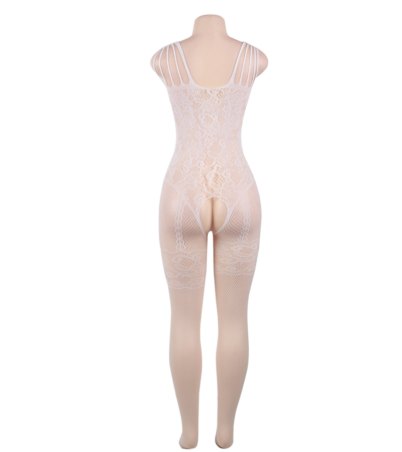 LOVE AND VIBES Combinaison En Dentelle Ouverte à L'entre-jambes 2 LOVE AND VIBES Combinaison En Dentelle Ouverte à L'entre-jambes – Image 2