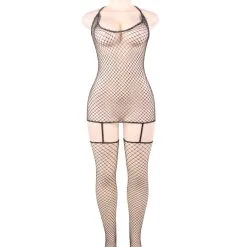 LOVE AND VIBES Combinaison Scintillante à Petites Mailles -Sextoys boutique combinaison scintillante a petites mailles 5