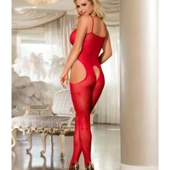 LOVE AND VIBES Combinaison Sexy à Mailles Fines Avec Motif Coeur 17 LOVE AND VIBES Combinaison Sexy à Mailles Fines Avec Motif Coeur -Sextoys boutique combinaison sexy a mailles fines avec motif coeur 8