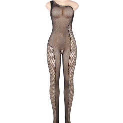 LOVE AND VIBES Combinaison Sexy En Mailles Et Strass -Sextoys boutique combinaison sexy en mailles et strass 8