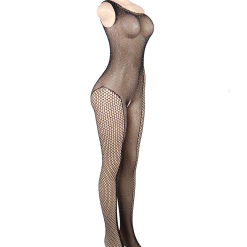LOVE AND VIBES Combinaison Sexy En Mailles Et Strass -Sextoys boutique combinaison sexy en mailles et strass 9