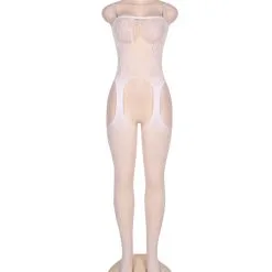 LOVE AND VIBES Combinaison Sexy Sans Manches En Dentelle -Sextoys boutique combinaison sexy sans manches en dentelle 16