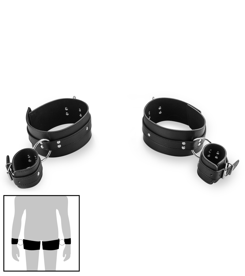 LOVE AND VIBES Contraintes BDSM Cuisses Et Poignets 1 LOVE AND VIBES Contraintes BDSM Cuisses Et Poignets