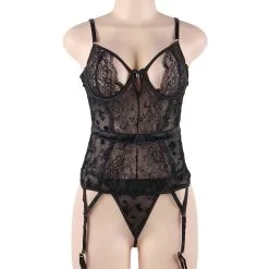 LOVE AND VIBES Corset Fleuri En Dentelle 21 LOVE AND VIBES Corset Fleuri En Dentelle -Sextoys boutique corset fleuri en dentelle 10