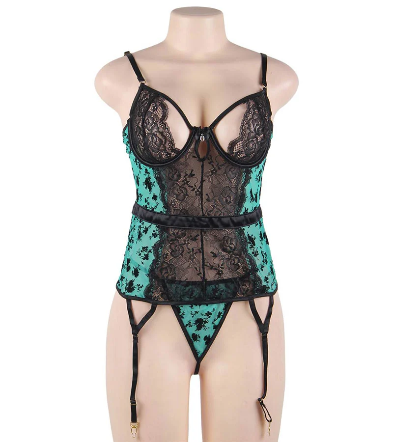 LOVE AND VIBES Corset Fleuri En Dentelle 11 LOVE AND VIBES Corset Fleuri En Dentelle – Image 11