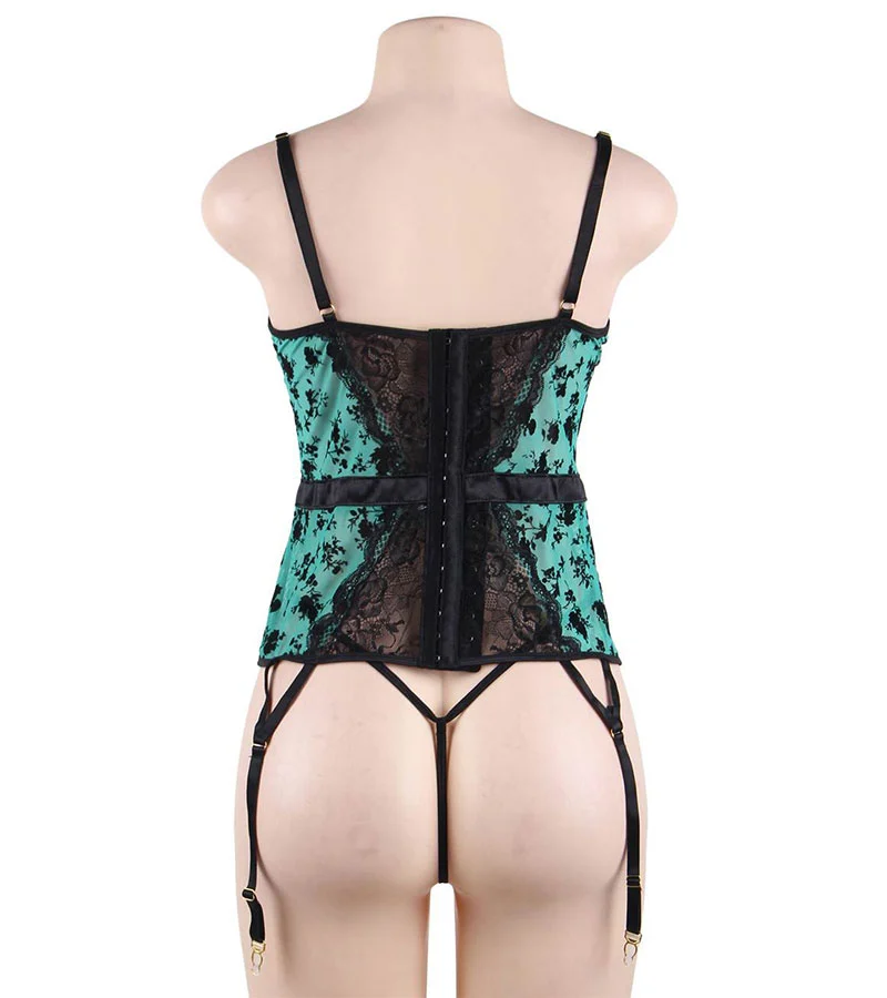 LOVE AND VIBES Corset Fleuri En Dentelle 13 LOVE AND VIBES Corset Fleuri En Dentelle – Image 13