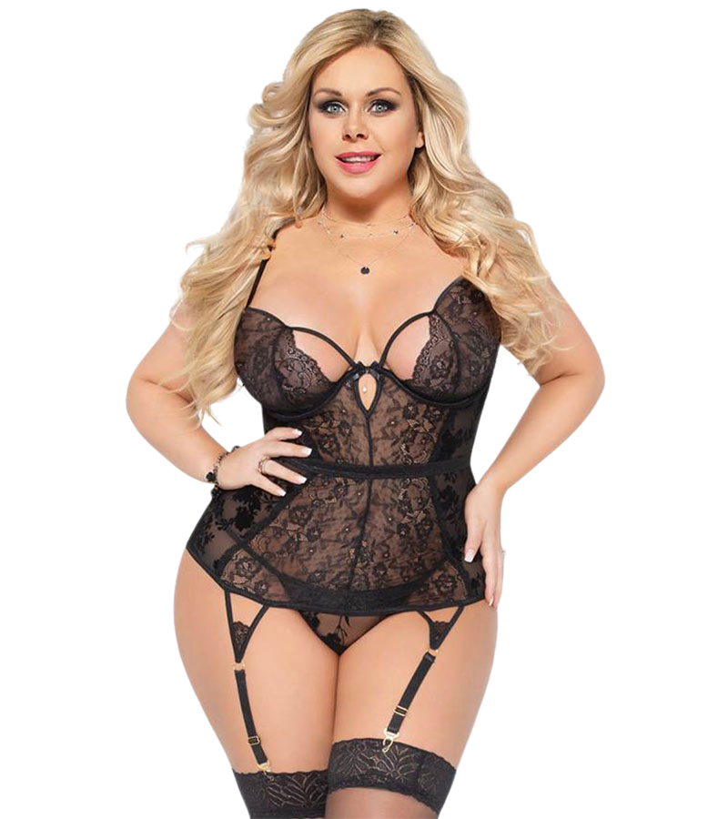 LOVE AND VIBES Corset Fleuri En Dentelle 3 LOVE AND VIBES Corset Fleuri En Dentelle – Image 3