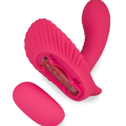 LOVE AND VIBES Culotte Gode Coquillage Vibrant Télécommandée -Sextoys boutique culotte gode coquillage vibrant telecommandee 9