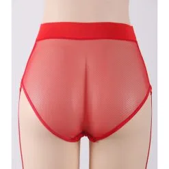 LOVE AND VIBES Culotte Transparente Avec Accroche Jarretelles -Sextoys boutique culotte transparente avec accroche jarretelles 13