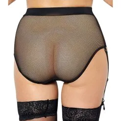 LOVE AND VIBES Culotte Transparente Avec Accroche Jarretelles -Sextoys boutique culotte transparente avec accroche jarretelles 5