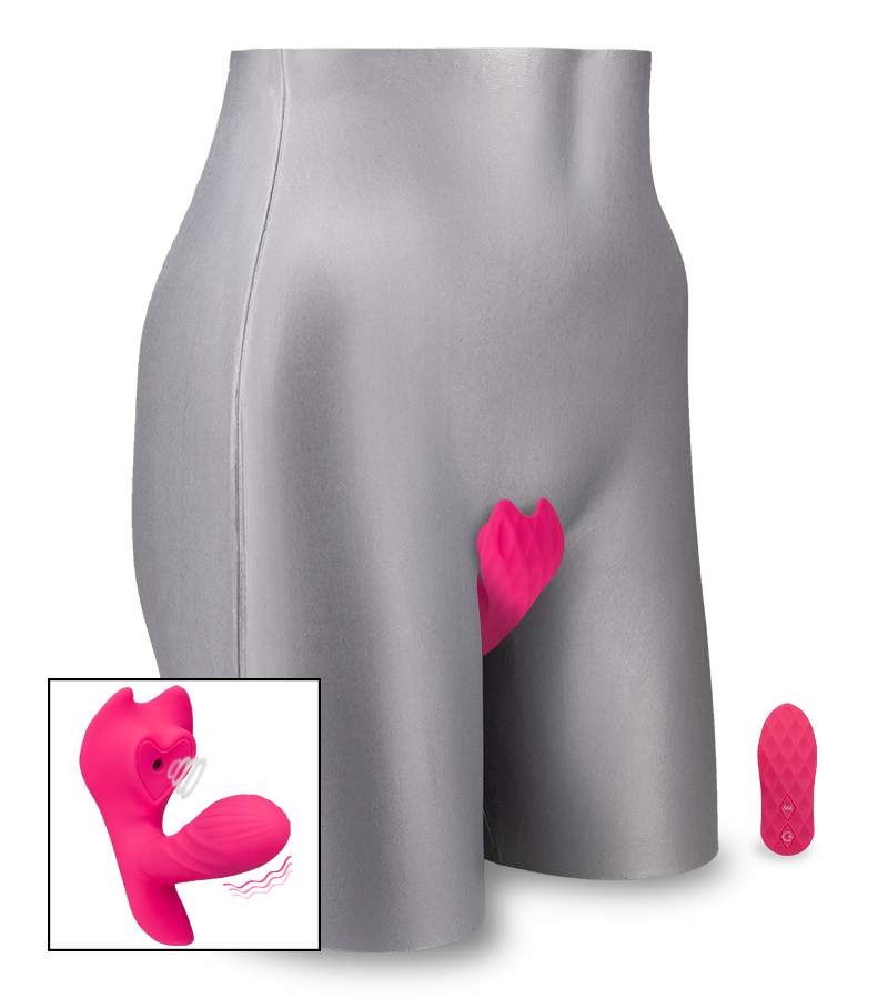 LOVE AND VIBES Culotte Vibrante Sans Contact Clitoris Et Gode 1 LOVE AND VIBES Culotte Vibrante Sans Contact Clitoris Et Gode