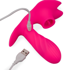 LOVE AND VIBES Culotte Vibrante Spécial Cunni Et Gode Chauffant -Sextoys boutique culotte vibrante special cunni et gode chauffant 11