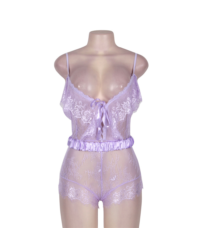 LOVE AND VIBES Déshabillé Sexy à Dentelle Transparente 10 LOVE AND VIBES Déshabillé Sexy à Dentelle Transparente – Image 10