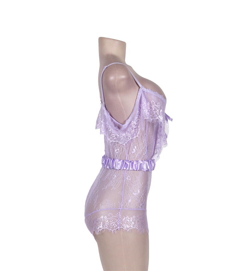 LOVE AND VIBES Déshabillé Sexy à Dentelle Transparente 11 LOVE AND VIBES Déshabillé Sexy à Dentelle Transparente – Image 11