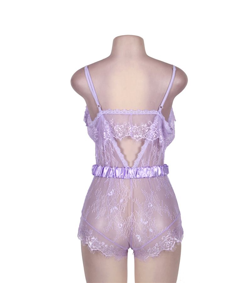 LOVE AND VIBES Déshabillé Sexy à Dentelle Transparente 12 LOVE AND VIBES Déshabillé Sexy à Dentelle Transparente – Image 12