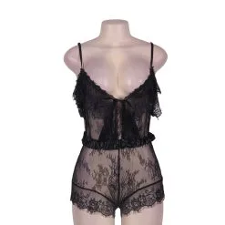 LOVE AND VIBES Déshabillé Sexy à Dentelle Transparente 18 LOVE AND VIBES Déshabillé Sexy à Dentelle Transparente -Sextoys boutique deshabille sexy a dentelle transparente 9