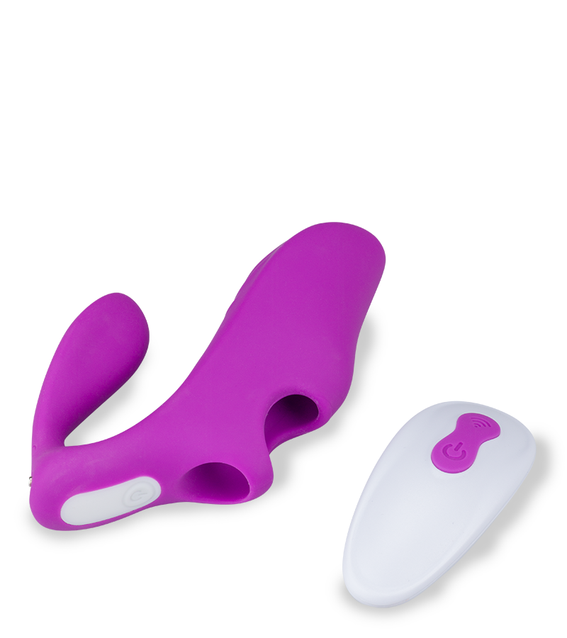 LOVE AND VIBES Doigt Vibrant Télécommandé Double Stimulation Ginger 7 LOVE AND VIBES Doigt Vibrant Télécommandé Double Stimulation Ginger – Image 7