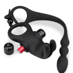 LOVE AND VIBES Double Anneau Cockring 2-en-1 -Sextoys boutique double anneau cockring 2 en 1 11