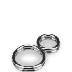 LOVE AND VIBES Double Anneau Cockring En Inox Eight 19 LOVE AND VIBES Double Anneau Cockring En Inox Eight -Sextoys boutique double anneau cockring en inox eight 12