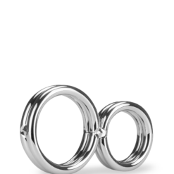 LOVE AND VIBES Double Anneau Cockring En Inox Eight