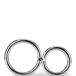 LOVE AND VIBES Double Anneau Cockring En Inox Eight 12 LOVE AND VIBES Double Anneau Cockring En Inox Eight -Sextoys boutique double anneau cockring en inox eight 5