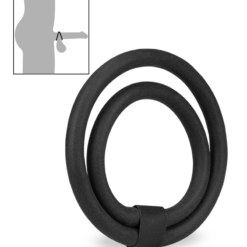 LOVE AND VIBES Double Anneau Cockring Silicone