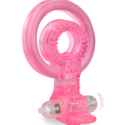 LOVE AND VIBES Double Anneau Langue Vibrante