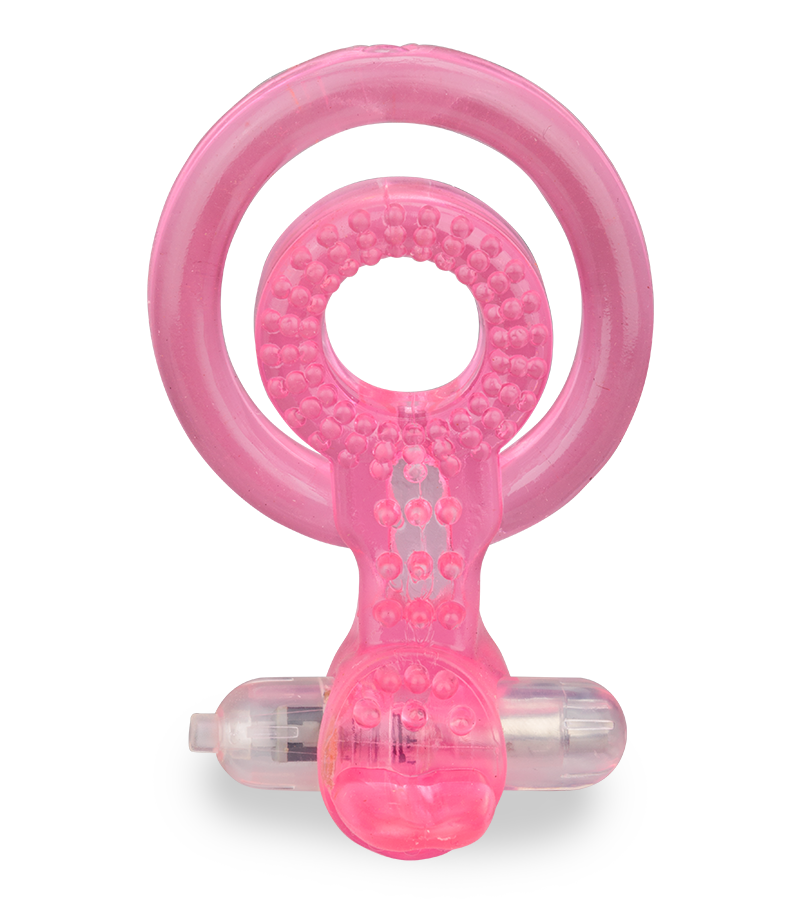 LOVE AND VIBES Double Anneau Langue Vibrante 2 LOVE AND VIBES Double Anneau Langue Vibrante – Image 2