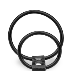 LOVE AND VIBES Double Anneau Similicuir Et Silicone -Sextoys boutique double anneau similicuir et silicone 5