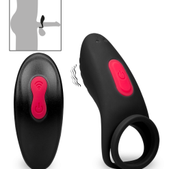 LOVE AND VIBES Double Anneau Vibrant Télécommandé Jazz