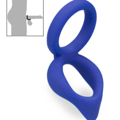 LOVE AND VIBES Double Cockring En Silicone Moon